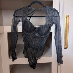 VS NWT Lace bodysuit